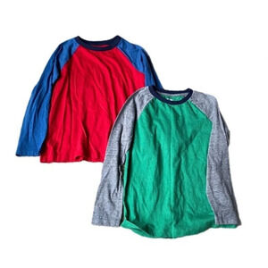 Old Navy Boys medium Two Toned Raglan-Sleeve Baseball Tee​​